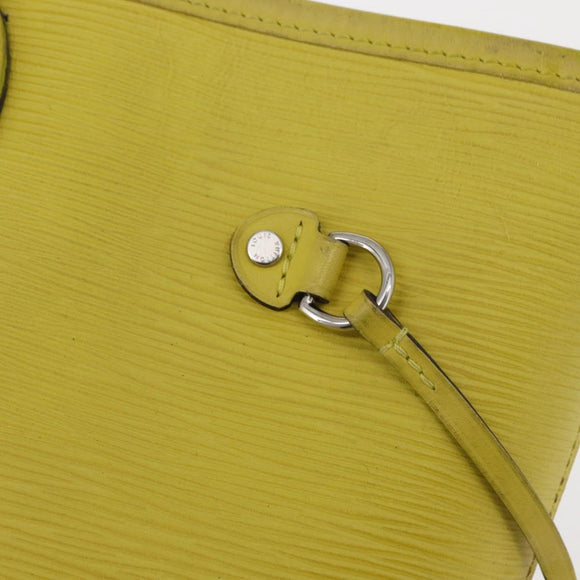 LOUIS VUITTON Epi Neverfull MM Tote Bag Yellow Pistachian M40956 LV Auth bs31791