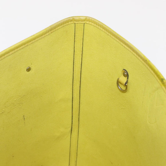LOUIS VUITTON Epi Neverfull MM Tote Bag Yellow Pistachian M40956 LV Auth bs31791