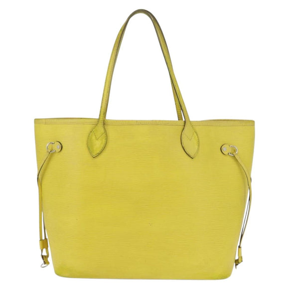 LOUIS VUITTON Epi Neverfull MM Tote Bag Yellow Pistachian M40956 LV Auth bs31791