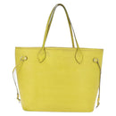 LOUIS VUITTON Epi Neverfull MM Tote Bag Yellow Pistachian M40956 LV Auth bs31791-2