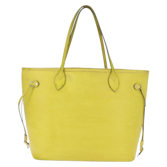 LOUIS VUITTON Epi Neverfull MM Tote Bag Yellow Pistachian M40956 LV Auth bs31791