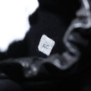 CHANEL Vanity Pouch Enamel Black Gold CC Auth bs31792-11