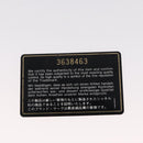 CHANEL Vanity Pouch Enamel Black Gold CC Auth bs31792-12