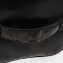 CHANEL Vanity Pouch Enamel Black Gold CC Auth bs31792-7