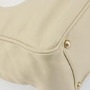 CHANEL Camelia Tote Bag Leather Beige Gold CC Auth bs31794-15