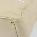 CHANEL Camelia Tote Bag Leather Beige Gold CC Auth bs31794-16