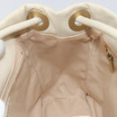 CHANEL Camelia Tote Bag Leather Beige Gold CC Auth bs31794-18