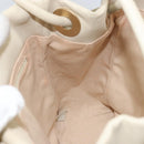 CHANEL Camelia Tote Bag Leather Beige Gold CC Auth bs31794-19