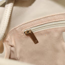 CHANEL Camelia Tote Bag Leather Beige Gold CC Auth bs31794-20