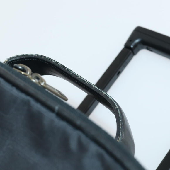 CHANEL New Travel Line Suitcase Nylon Black CC Auth bs31796