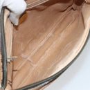 GUCCI GG Plus Supreme Clutch Bag PVC Beige Gold Auth bs31804-11