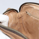 GUCCI GG Plus Supreme Clutch Bag PVC Beige Gold Auth bs31804-18