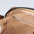 GUCCI GG Plus Supreme Clutch Bag PVC Beige Gold Auth bs31804-19