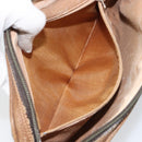 GUCCI GG Plus Supreme Clutch Bag PVC Beige Gold Auth bs31804-12