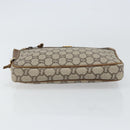 GUCCI GG Plus Supreme Clutch Bag PVC Beige Gold Auth bs31804-6