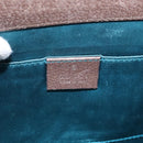 GUCCI GG Supreme Chain Web Sherry Line Bag PVC Beige Gold 503877 Auth bs31805-18