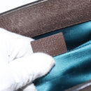 GUCCI GG Supreme Chain Web Sherry Line Bag PVC Beige Gold 503877 Auth bs31805-12