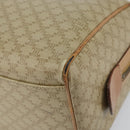 CELINE Macadam Canvas Hand Bag PVC Beige Gold Auth bs31807-9