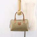 CELINE Macadam Canvas Hand Bag PVC Beige Gold Auth bs31807-22