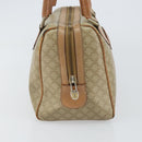 CELINE Macadam Canvas Hand Bag PVC Beige Gold Auth bs31807-3