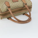 CELINE Macadam Canvas Hand Bag PVC Beige Gold Auth bs31807-7