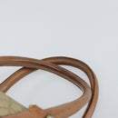 CELINE Macadam Canvas Hand Bag PVC Beige Gold Auth bs31807-8