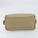 CELINE Macadam Canvas Hand Bag PVC Beige Gold Auth bs31807-5