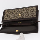 CELINE C Sulky Shoulder Bag Canvas Brown Gold Auth bs31808-10