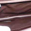 CELINE C Sulky Shoulder Bag Canvas Brown Gold Auth bs31808-11