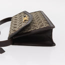 CELINE C Sulky Shoulder Bag Canvas Brown Gold Auth bs31808-4