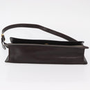 CELINE C Sulky Shoulder Bag Canvas Brown Gold Auth bs31808-5
