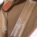 CELINE Macadam Canvas Shoulder Bag PVC Beige Gold Auth bs31811-11