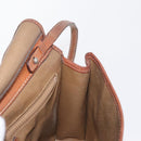 CELINE Macadam Canvas Shoulder Bag PVC Beige Gold Auth bs31811-20