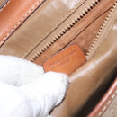 CELINE Macadam Canvas Shoulder Bag PVC Beige Gold Auth bs31811-12