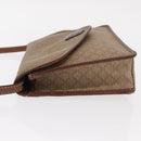 CELINE Macadam Canvas Shoulder Bag PVC Beige Gold Auth bs31811-4