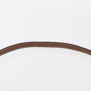 CELINE Macadam Canvas Shoulder Bag PVC Beige Gold Auth bs31811-14