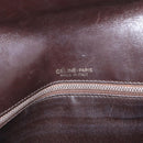 CELINE C Sulky Shoulder Bag Canvas Brown Gold Auth bs31812-19
