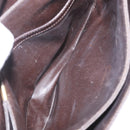 CELINE C Sulky Shoulder Bag Canvas Brown Gold Auth bs31812-11