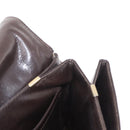 CELINE C Sulky Shoulder Bag Canvas Brown Gold Auth bs31812-20