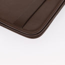 Christian Dior Shoulder Bag Leather Brown Gold Auth bs31813-10