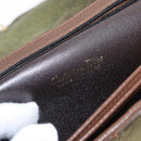 Christian Dior Shoulder Bag Leather Brown Gold Auth bs31813-17