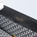 Christian Dior Chain Shoulder Bag Leather Black Gold Auth bs31815-19