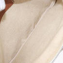 LOEWE Waist Bag Canvas White Silver Auth bs31816-11