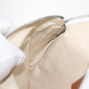 LOEWE Waist Bag Canvas White Silver Auth bs31816-21