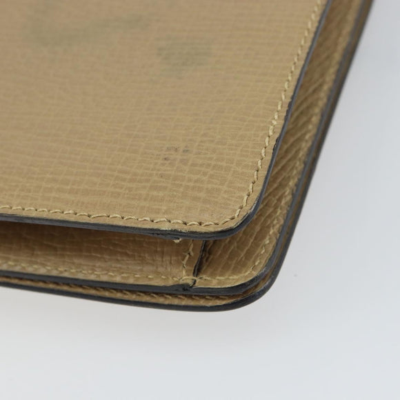 LOEWE Barcelona Hand Bag Leather Beige Auth bs31817