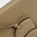 LOEWE Barcelona Hand Bag Leather Beige Auth bs31817-19