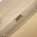 LOEWE Barcelona Hand Bag Leather Beige Auth bs31817-21