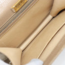 LOEWE Barcelona Hand Bag Leather Beige Auth bs31817-12