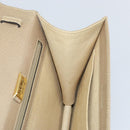LOEWE Barcelona Hand Bag Leather Beige Auth bs31817-22