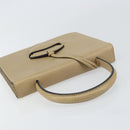 LOEWE Barcelona Hand Bag Leather Beige Auth bs31817-6